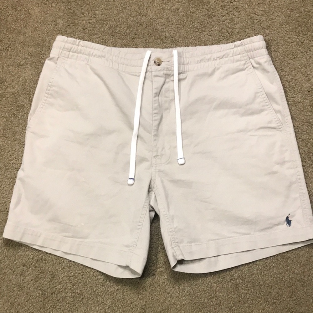 Polo Ralph Lauren Men’s Classic Fit Stretch Prepster 6" Shorts in Khaki Size Med